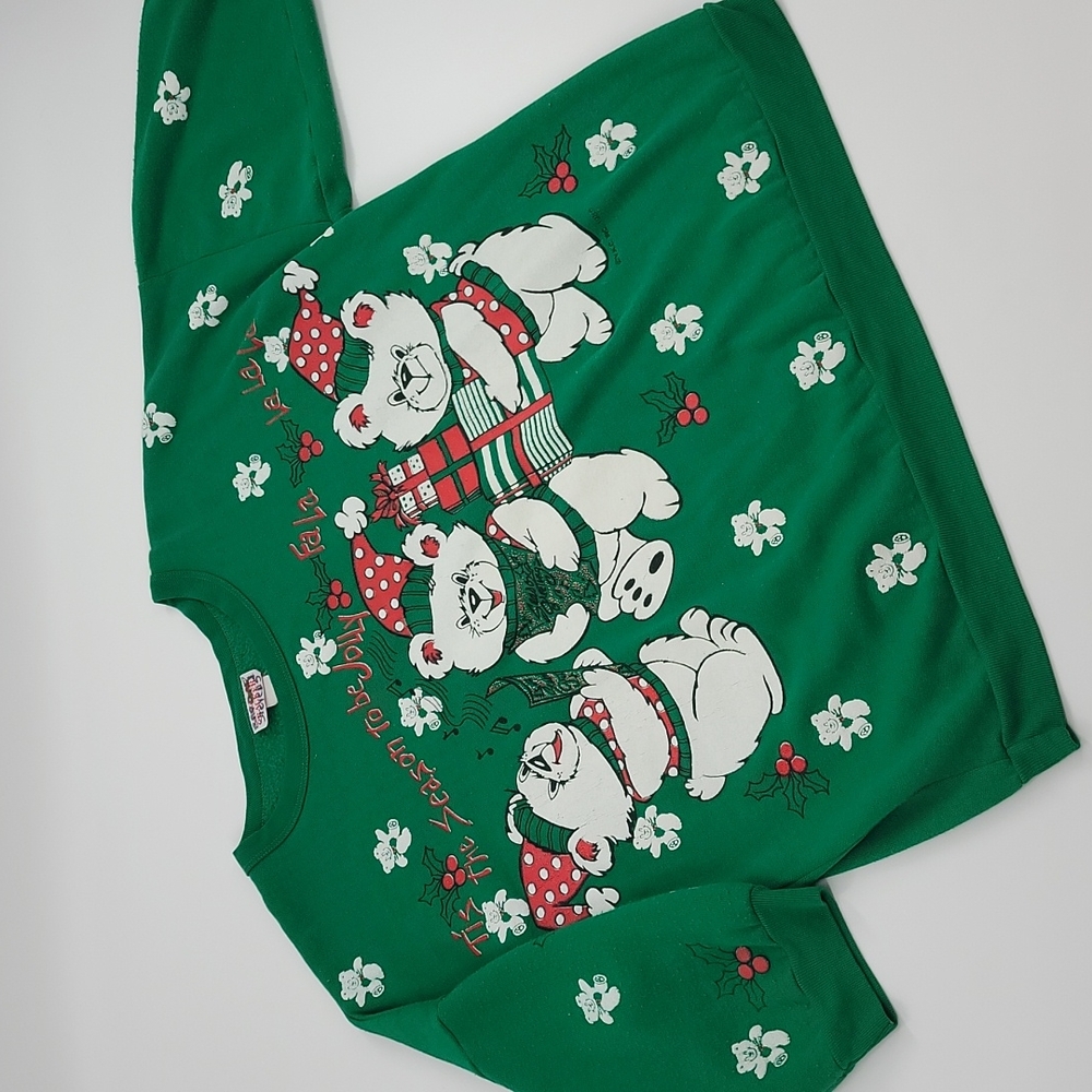 Vintage 80s Holiday sweatshirt XXL